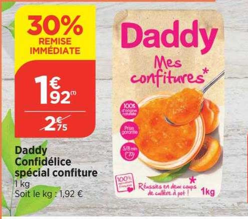 Daddy Confidélice Spécial Confiture