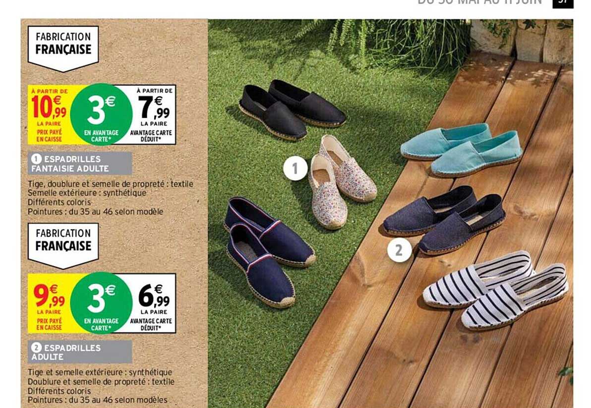 espadrilles fantaisie adulte, espadrilles adulte