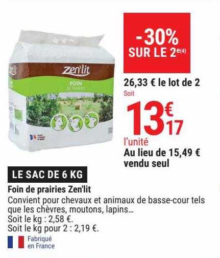 Foin De Prairies Zen'lit