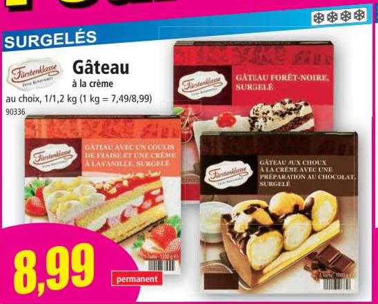 Gâteau à La Crème