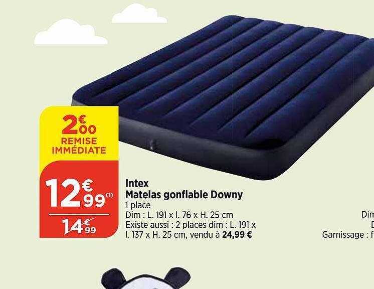 intex matelas gonflable downy