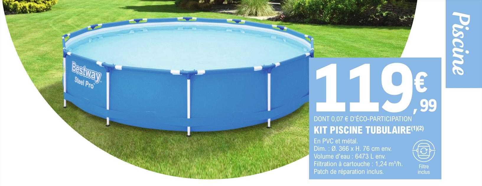 Kit Piscine Tubulaire Bestway