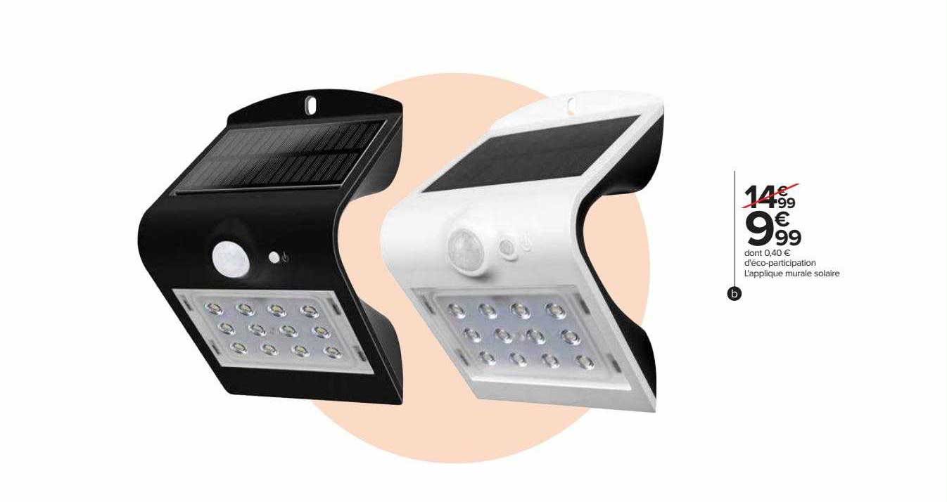 l'applique murale solaire