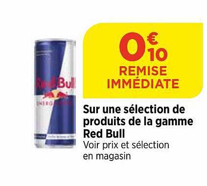 la gamme red bull