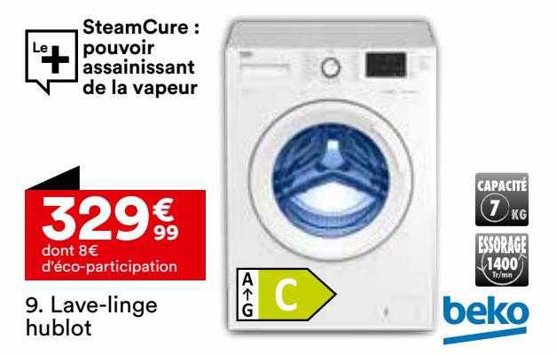 lave-linge hublot beko