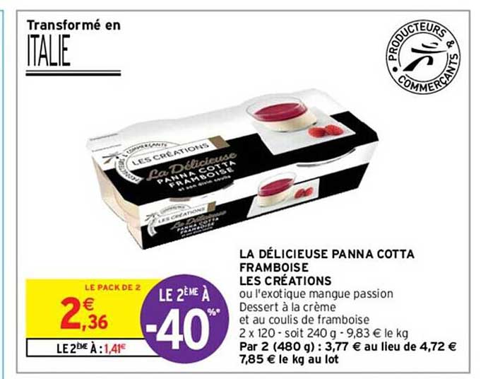 le délicieuse panna cotta framboise les créations