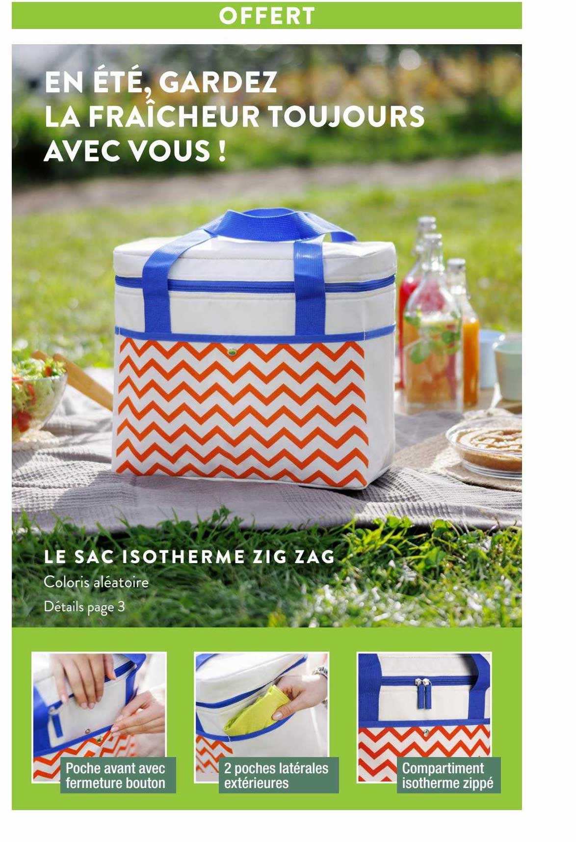 Le Sac Isotherme Zig Zag