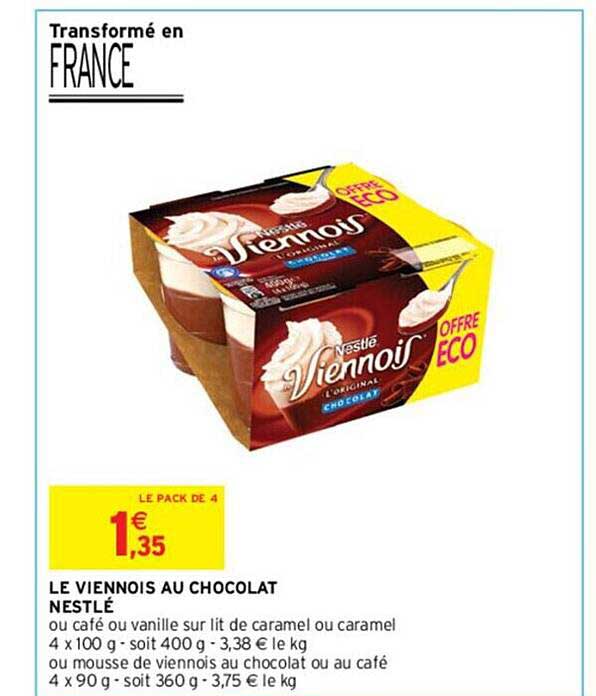 Le Viennois Au Chocolat Nestlé