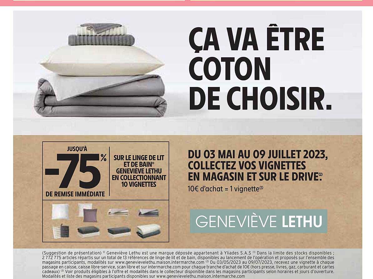Linge De Lit Et De Bain Geneviève Lethu