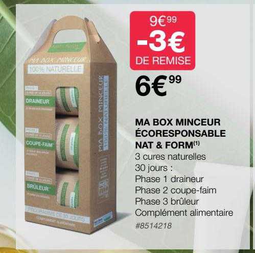 ma box minceur écoresponsable nat & form