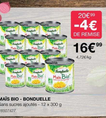 Maïs Bio - Bonduelle