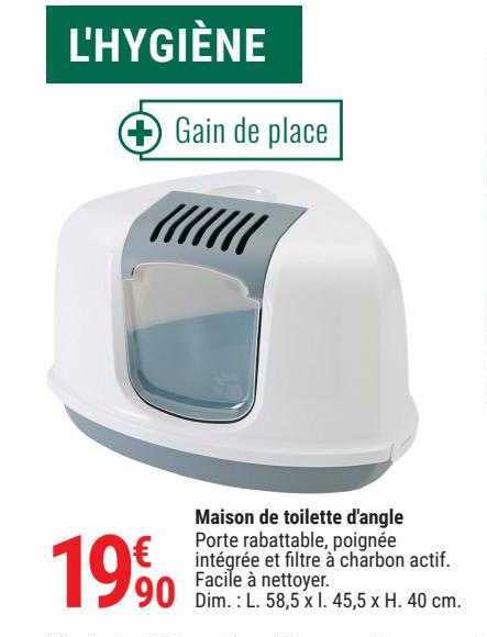 Maison De Toilette D'angle