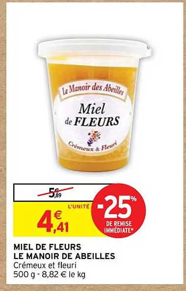 miel de fleurs le manoir de abeilles