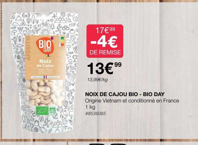 noix de cajou bio - bio day
