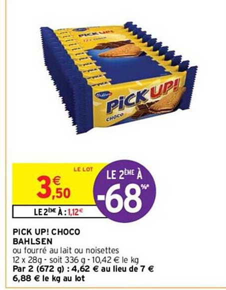 pick up! choco bahlsen