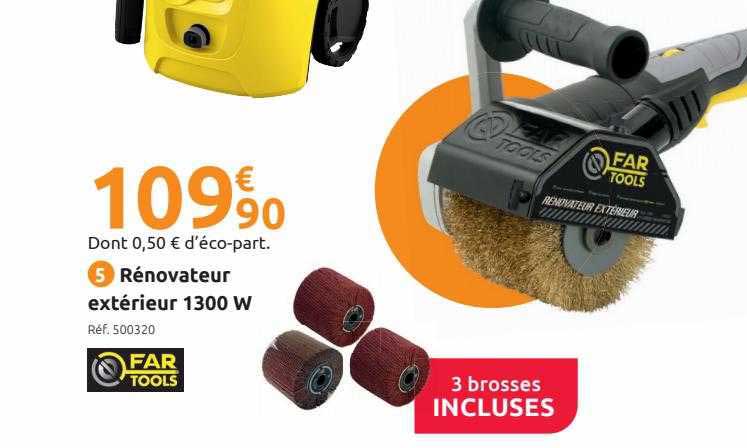 rénovateur extérieur 1300 w far tools