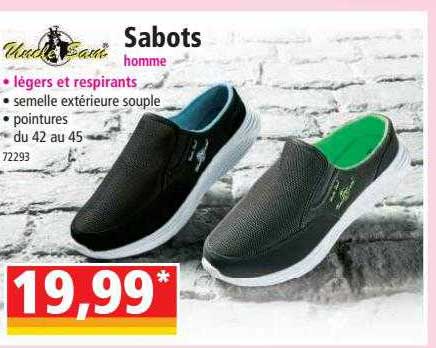 sabots homme uncle sam