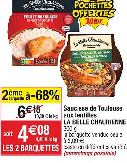 Saucisse De Toulouse Aux Lentilles La Belle Chaurienne
