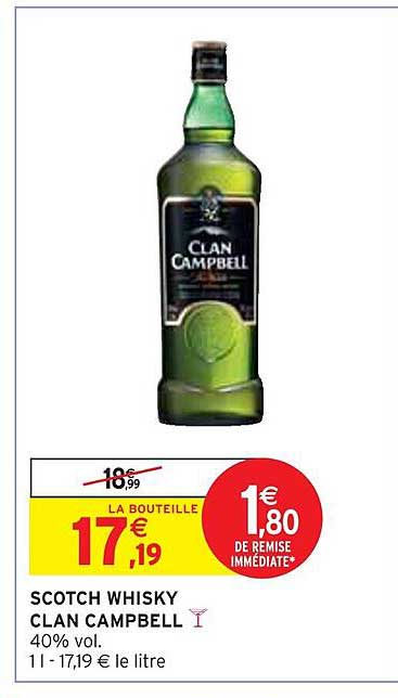 scotch whisky clan campbell