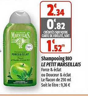 Shampooing Bio Le Petit Marseillais