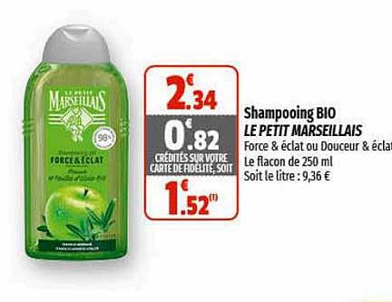 Shampooing Bio Le Petit Marseillais