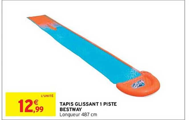 tapis glissant 1 piste bestway
