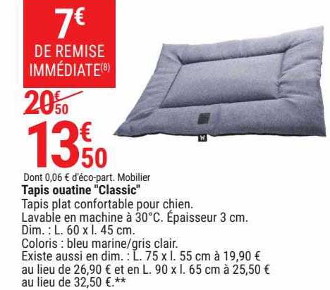 tapis ouatine "classic"