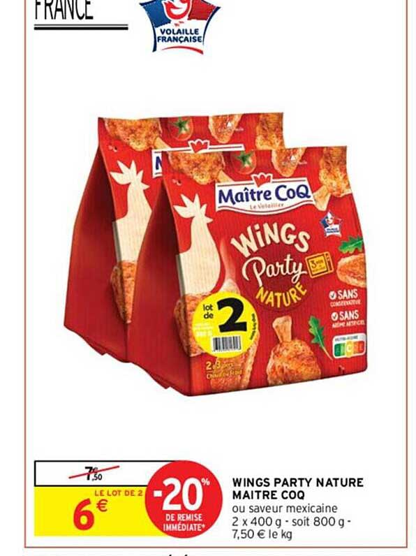 wings party nature maître coq