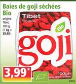 baies de goji séchées bio