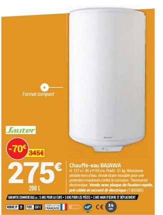 chauffe eau bajawa