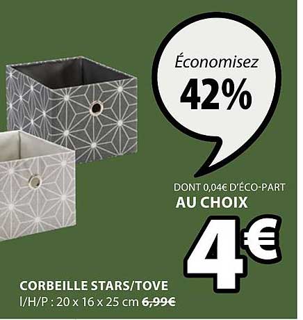 corbeille stars tove