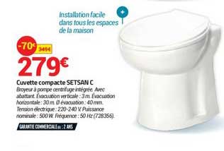 cuvette compacte setsan c