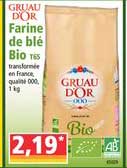 gruau d'or farine de blé bio
