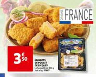 nuggets de poulet de jacques