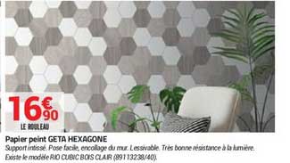 Papier Peint Geta Hexagone