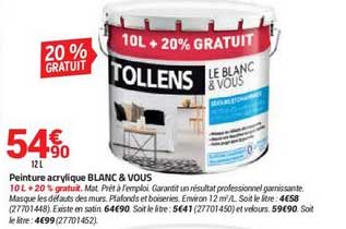 Peinture Acrylique Le Blanc & Vous