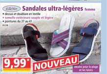 sandales ultra légères femme