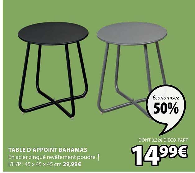 table d'appoint bahamas