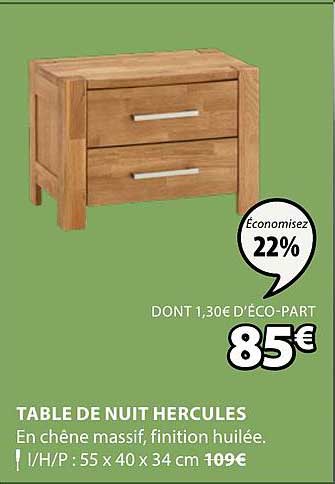 Table De Nuit Hercules