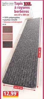 tapis à rayures berbères