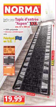 tapis d'entrée aspen xxl