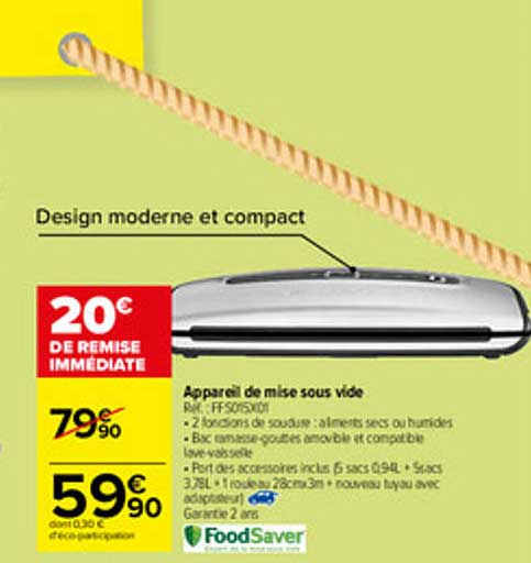 appareil de mise sous vide foodsaver