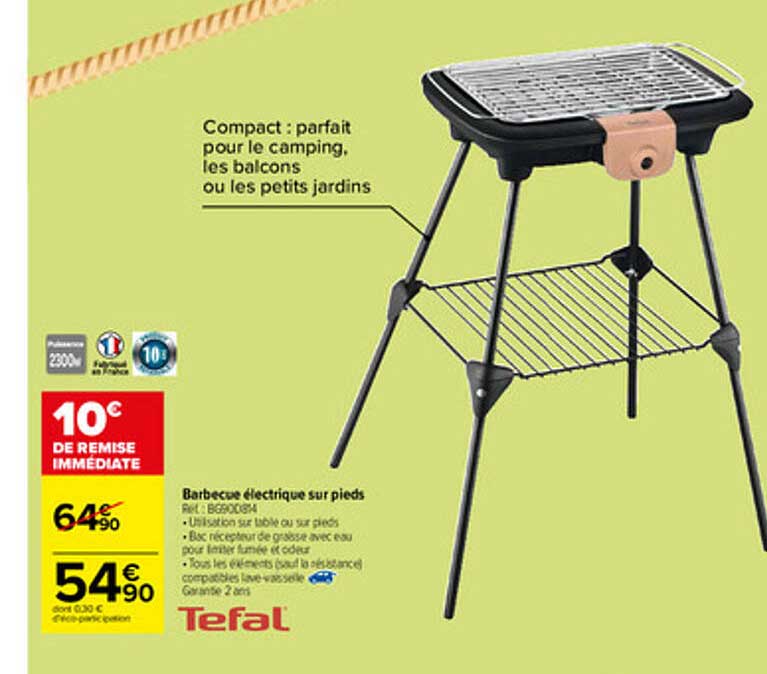 Barbecue électrique Sur Pieds Tefal