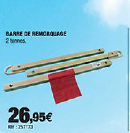 barre de remorquage