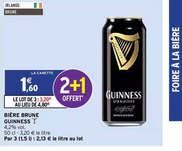 bière brune guiness