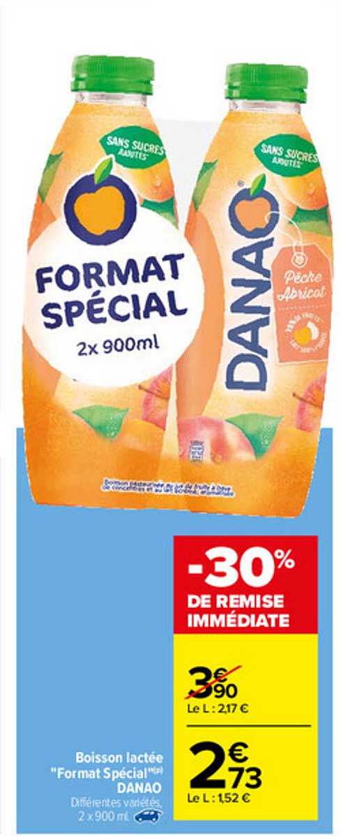 boisson lactée "format spécial" danao