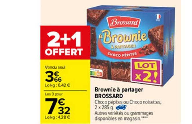 brownie à partager brossard