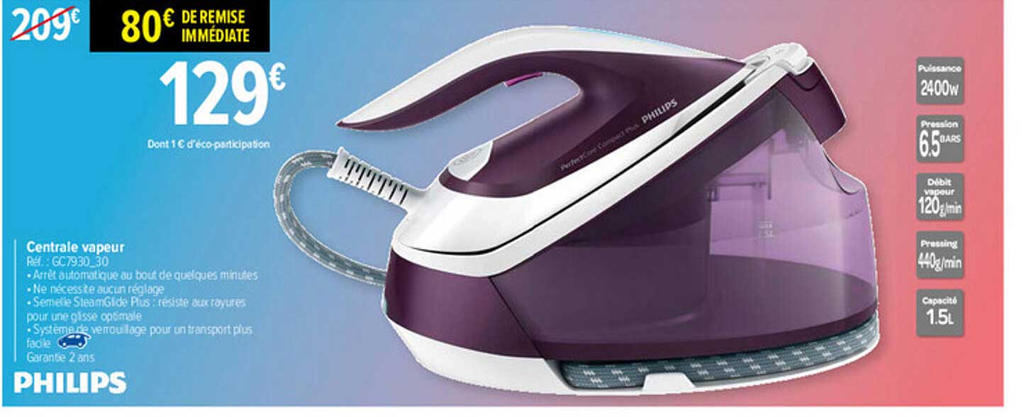 Centrale Vapeur Philips