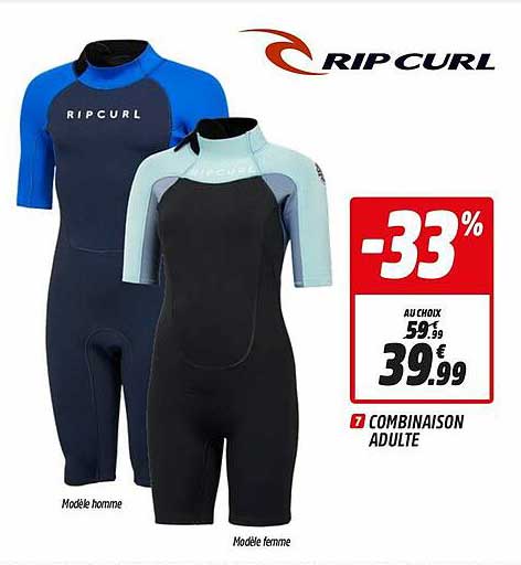 combinaison adulte rip curl