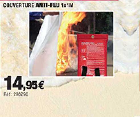 couverture anti-feu 1 x 1 m